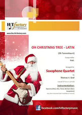 Oh Christmas tree - Latin - (Oh Tannenbaum) - Saxophone Quartet P.O.D. cover